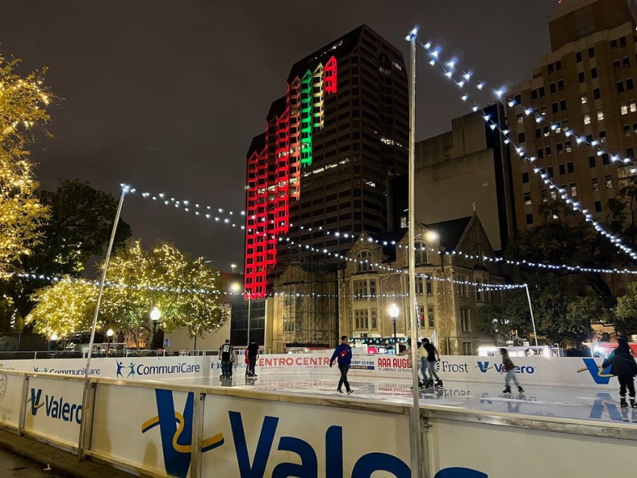 Go ice skating at Travis Park
It doesn't take long to become a tradition in San Antonio. Although it only debuted in 2019, the Rotary Ice Rink at downtown's Travis Park has already become a must for many residents. The rink will be open from Nov. 17-Jan. 15, 2024 this year.