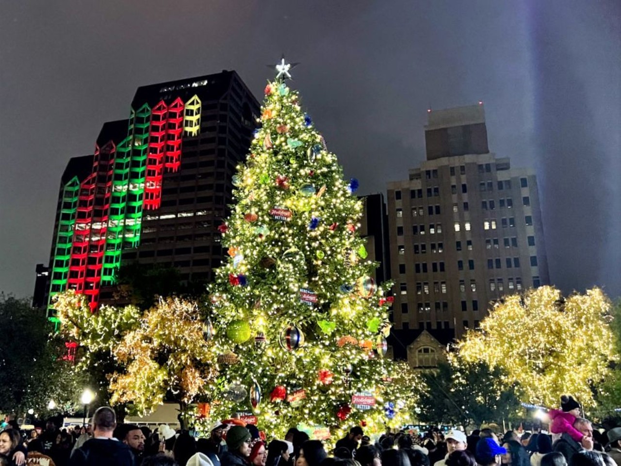 Watch the tree lighting at Travis Park
An annual tradition, the lighting of the 50-foot christmas tree in Travis Park brings crowds every year to celebrate the start of the holiday season.