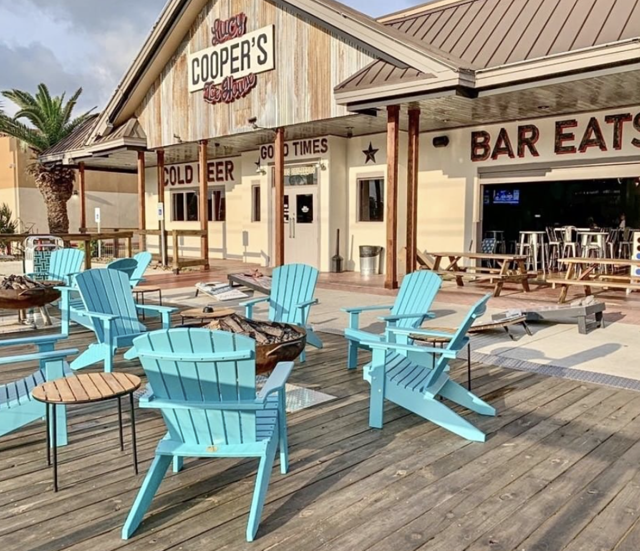 Lucy Cooper’s Texas Ice House
Multiple Locations, lucycoopers.com
There’s nothing better than lounging in an adirondack chair and sipping on a spiked slushy while the Texas sun beams down and a breeze passes though — except for maybe not having to travel through downtown to get there. 
Photo via Instagram / lucycoopersicehouse