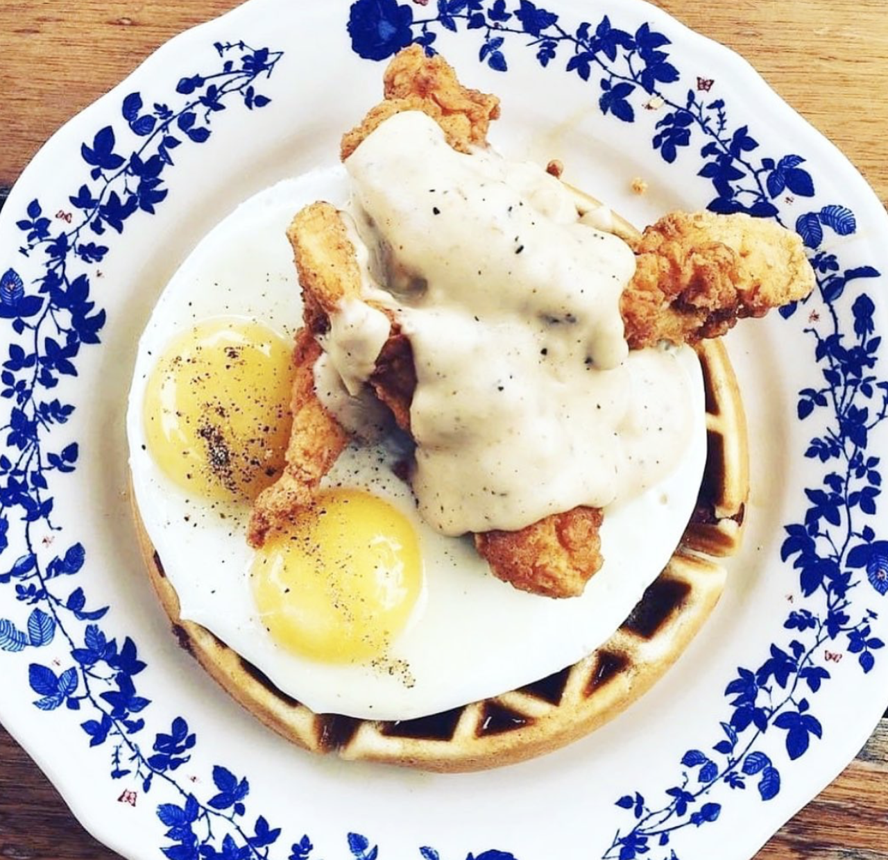 Ida Claire
7300 Jones Maltsberger Rd, (210) 667-2145, ida-claire.com
If brunch with a little bit of southern hospitality charm is your jam, post up at a table at Ida Claire, where authentic comfort food meets an elevated experience. 
Photo via Instagram / idaclairesa