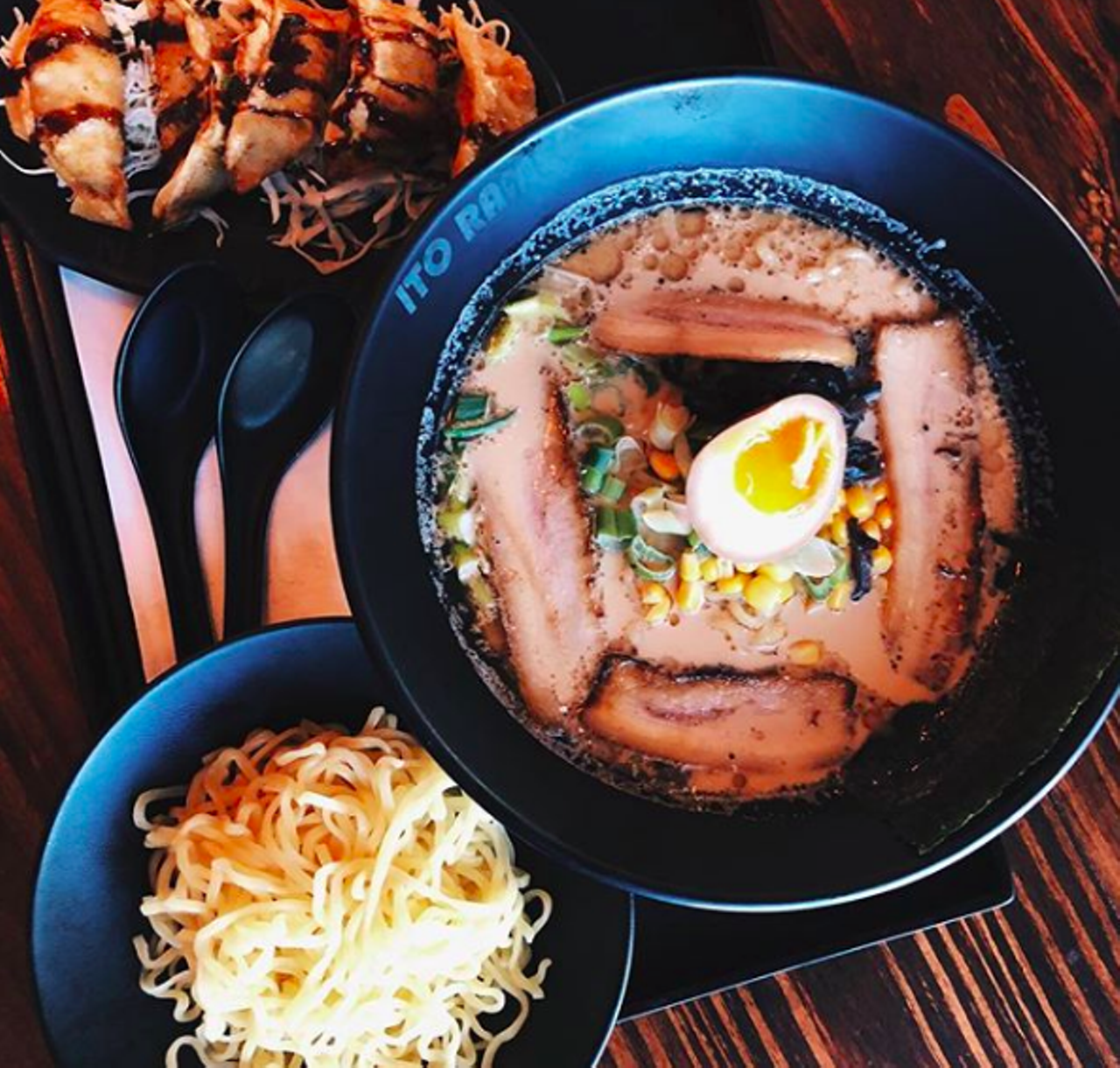 Ito Ramen
14395 Blanco Road, (210) 843-4230, itoramen.us
Priding itself in serving up authentic AF bowls, Ito Ramen gives you plenty of options: regular or spicy, pork or seafood, veggie or not. However you customize your bowl, it will definitely be tasty and completely satisfying.
Photo via Instagram / leiaquintos