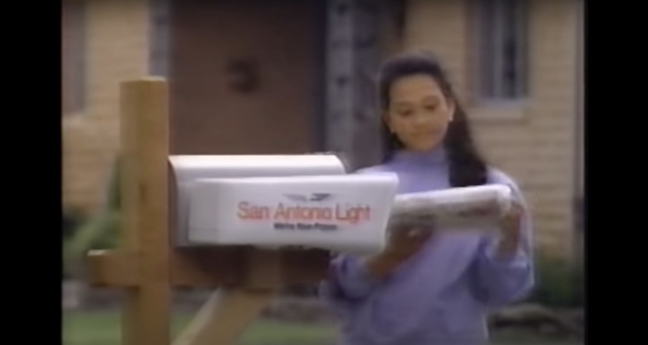 San Antonio Light
Back when San Antonio had two daily newspapers, the Light ran commercials with a catchy jingle. But whose idea was it to include columnists singing it off-key?
Screenshot via YouTube / sptweb