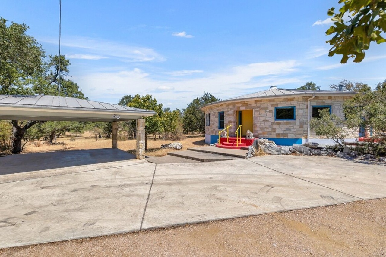 A $1 million custom-steel yurt is for sale north of San Antonio
