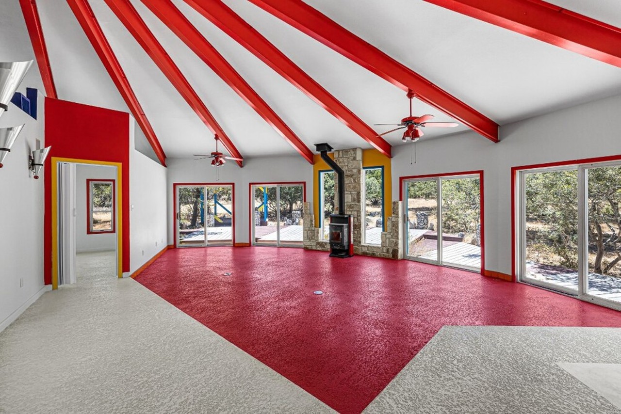 A $1 million custom-steel yurt is for sale north of San Antonio