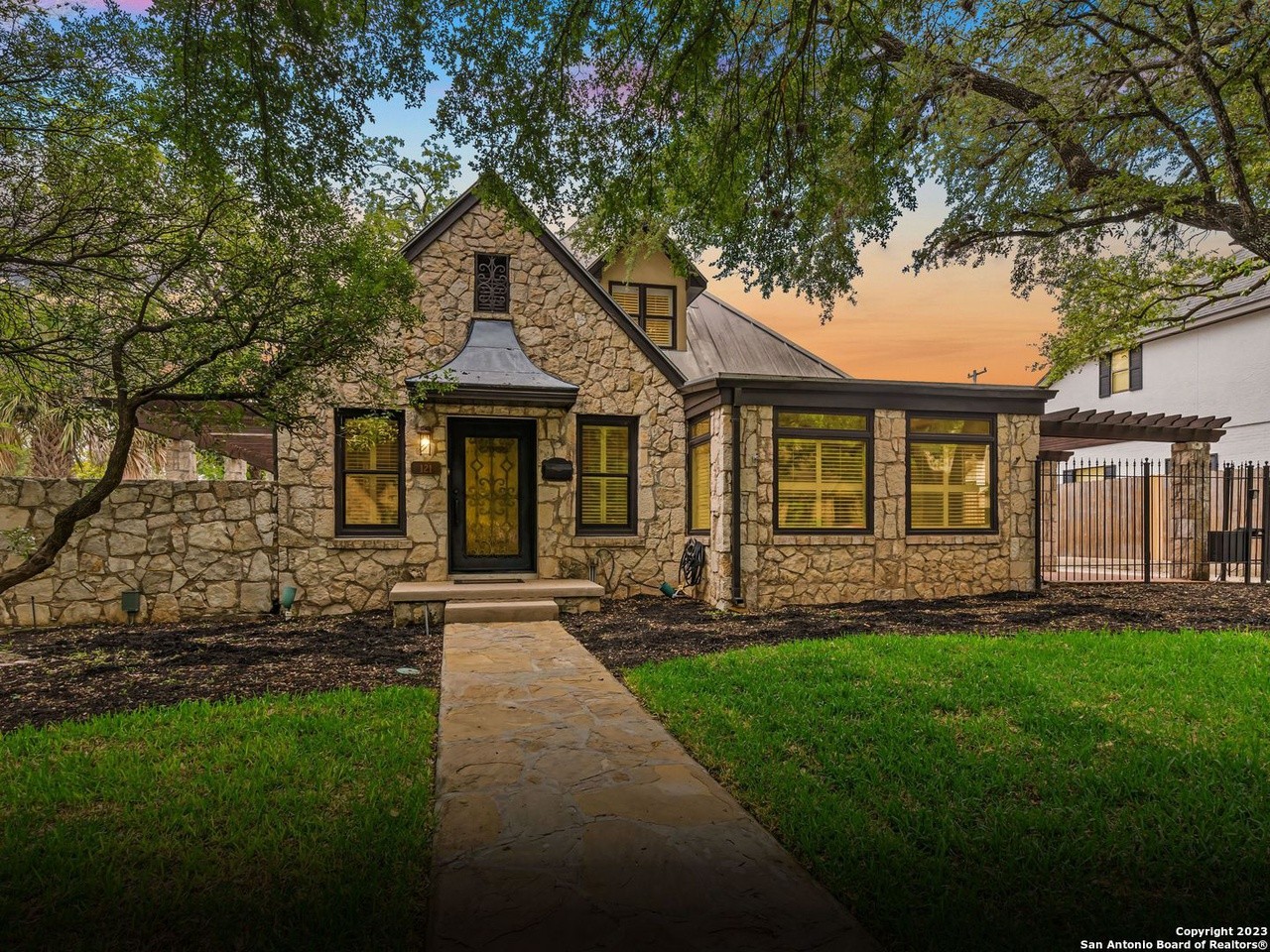 A 1926 stone home built by the developer of San Antonio's Olmos Park is on the market