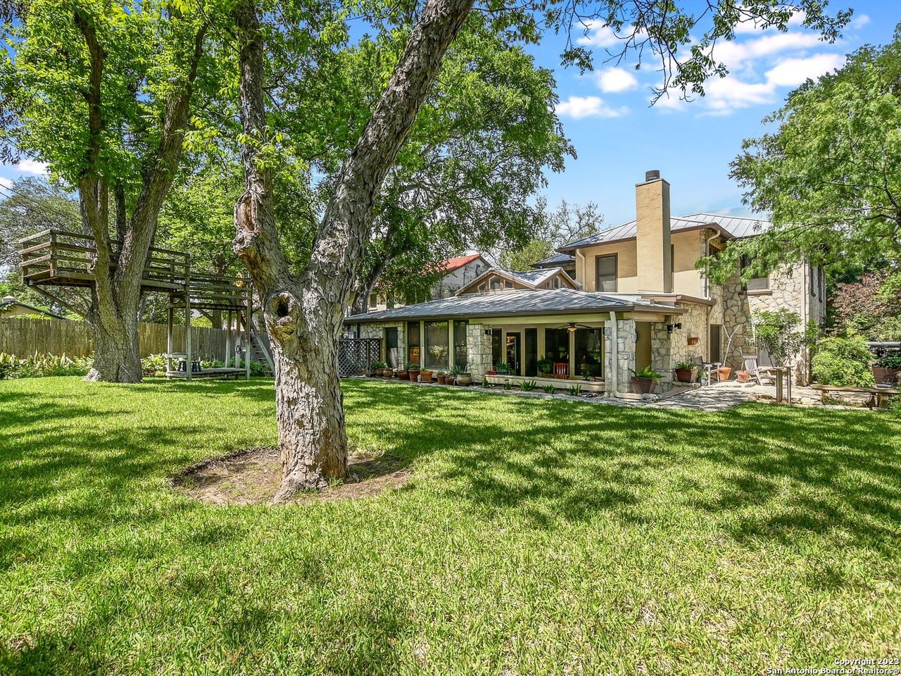 A 1938 stone home built by San Antonio real-estate mogul H.C. Thorman is now for sale