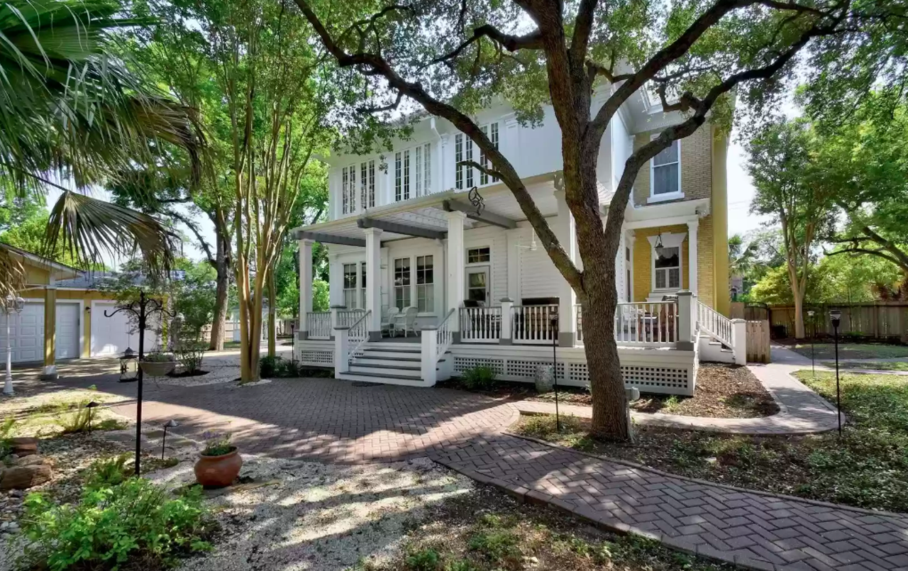 A historic home for sale in San Antonio's King William area was once a Masonic lodge