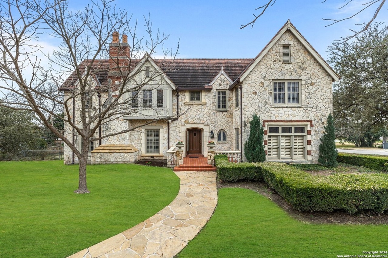 A historic stone home built by San Antonio real-estate mogul H.C. Thorman is now for sale