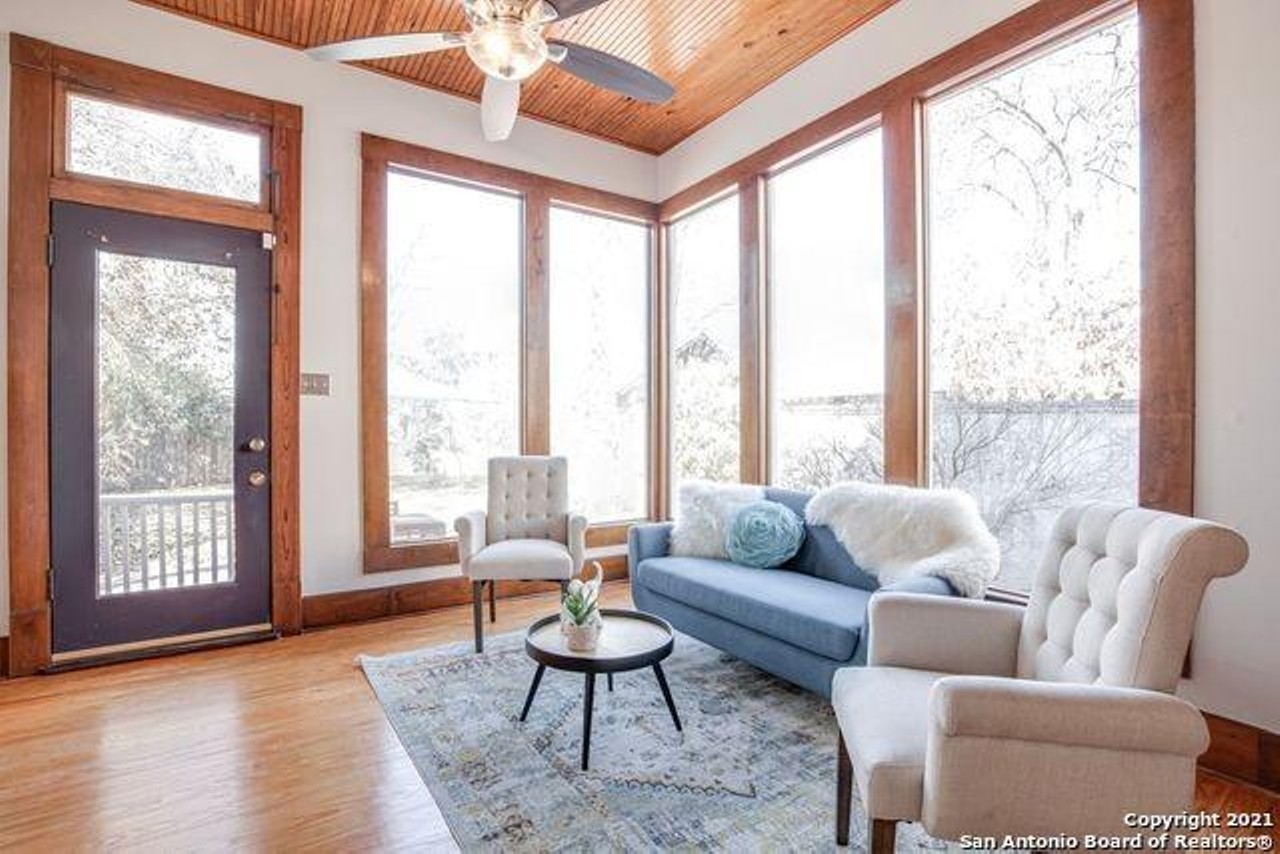 A home for sale in King William has some of the most breathtaking woodwork in San Antonio