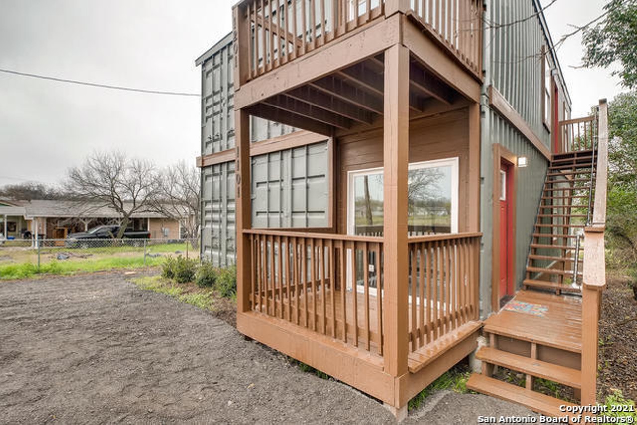 A San Antonio fourplex made out of shipping containers has now hit the market for $560,000