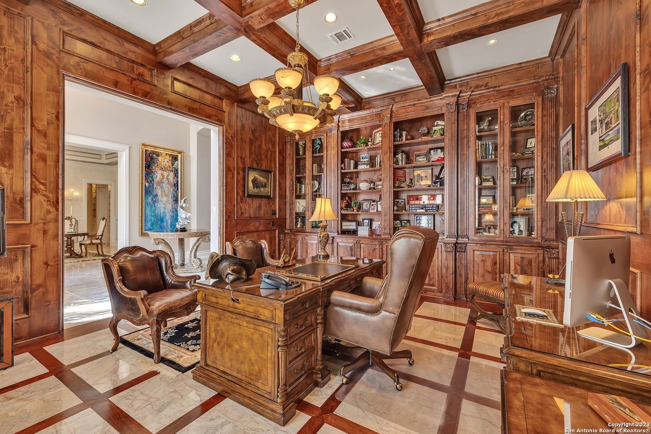 A sprawling San Antonio mansion built for a top AT&T executive is now for sale