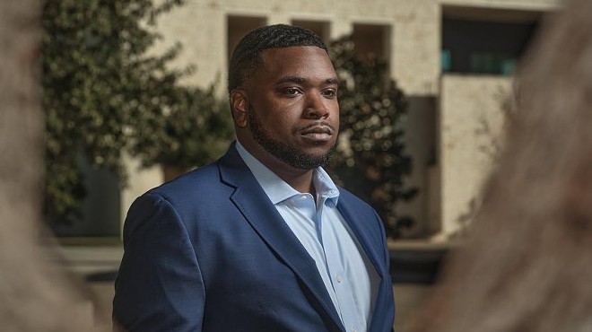 Akeem Brown, the superintendent of Essence Preparatory Charter School in San Antonio. The school, which focuses on an anti-racist curriculum, has encountered pushback due to anti-CRT legislation in Texas.