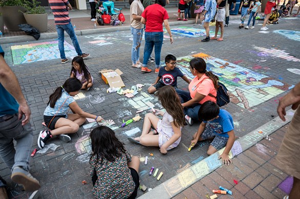 All the best moments from Artpace's Chalk It Up 2022