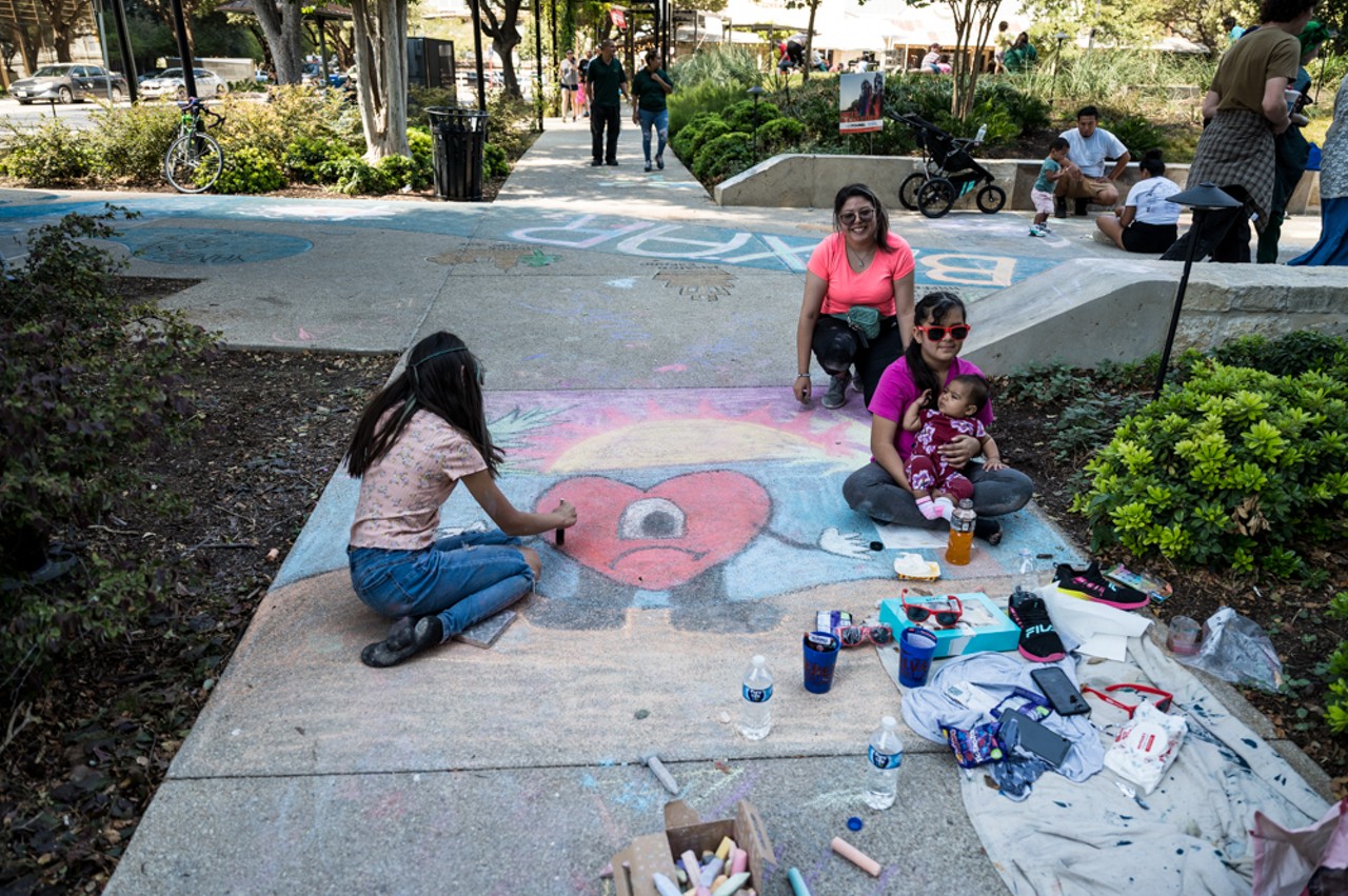 All the best moments from Artpace's Chalk It Up 2022
