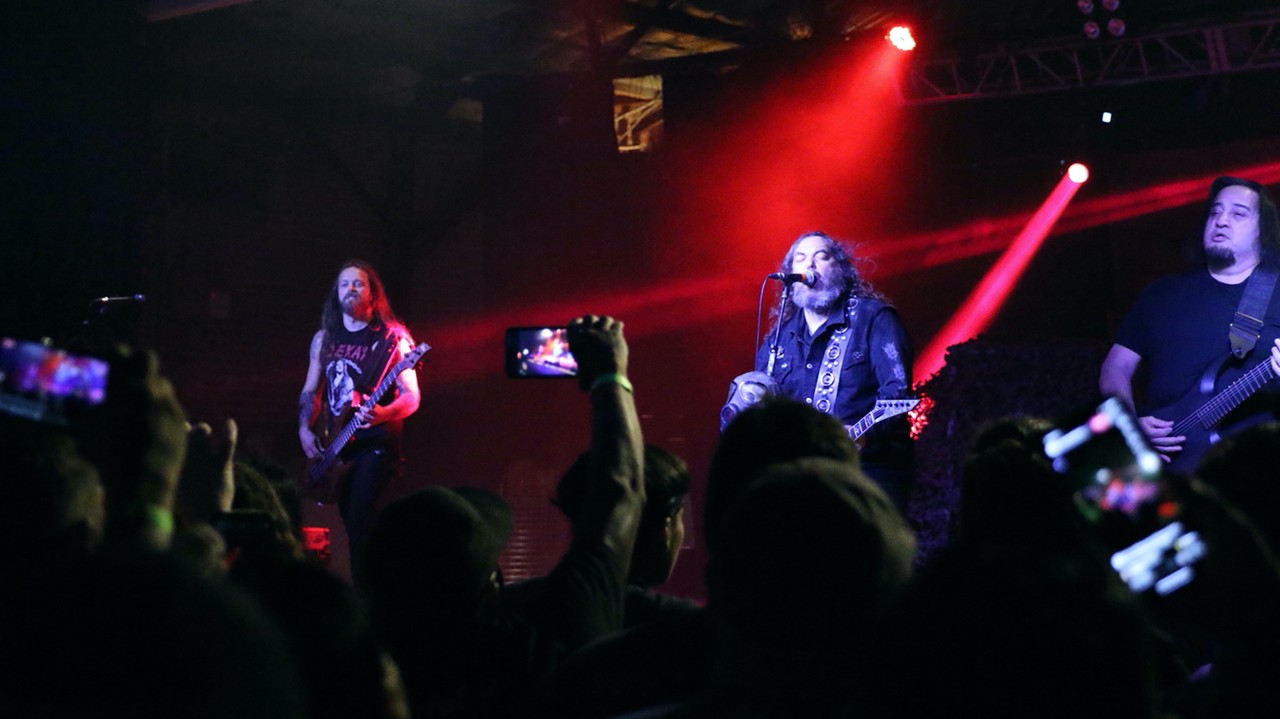 All the crazy headbangers we saw when Soulfly played in San Antonio on Saturday