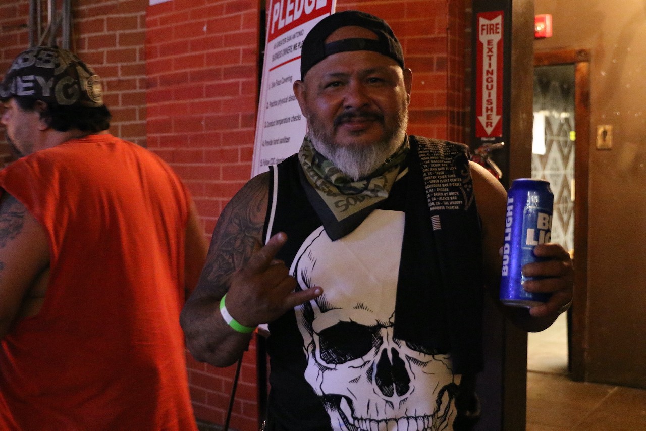 All the crazy headbangers we saw when Soulfly played in San Antonio on Saturday
