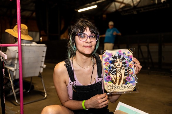 All the creative people we saw at San Antonio's Paper Trail art fair on Sunday