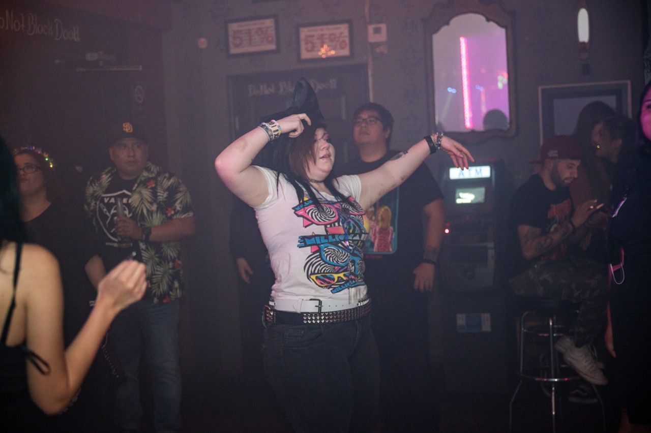 All the emo people we saw celebrating the 10-year anniversary of San Antonio nightclub Hi-Tones