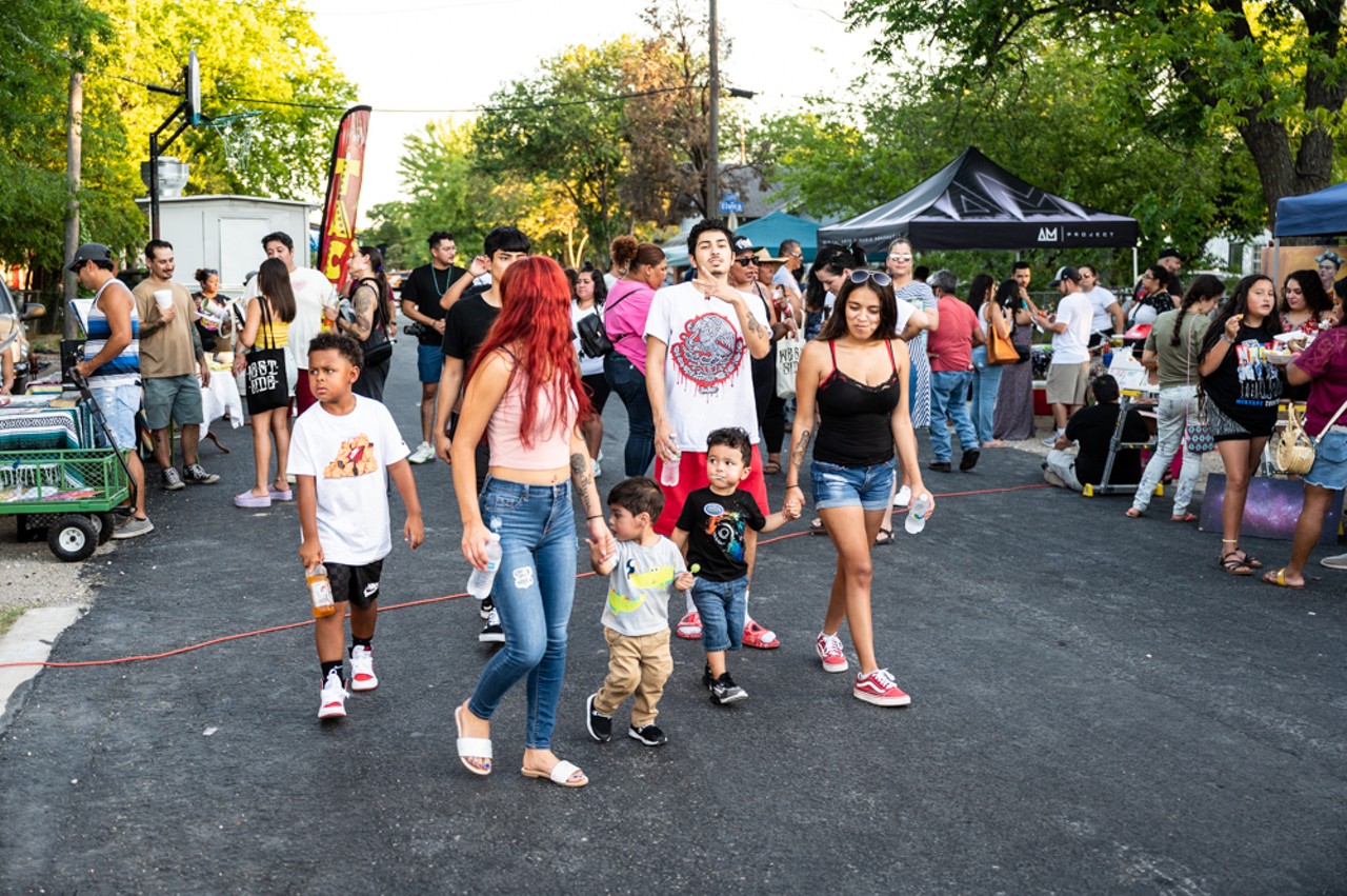 All the fun and creative people we saw at San Antonio's Chancla Fest block party