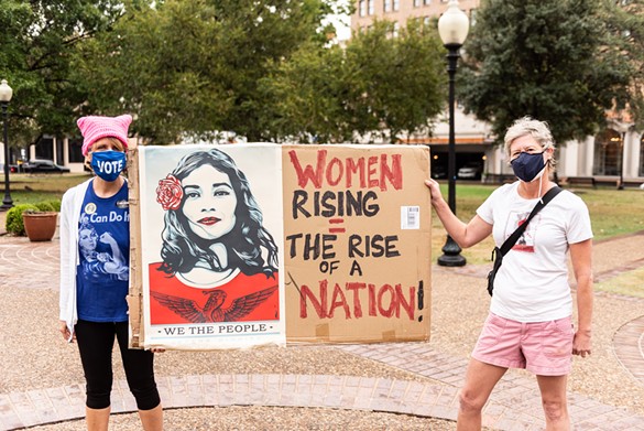 All the powerful signs carried during the Women's March in San Antonio this weekend