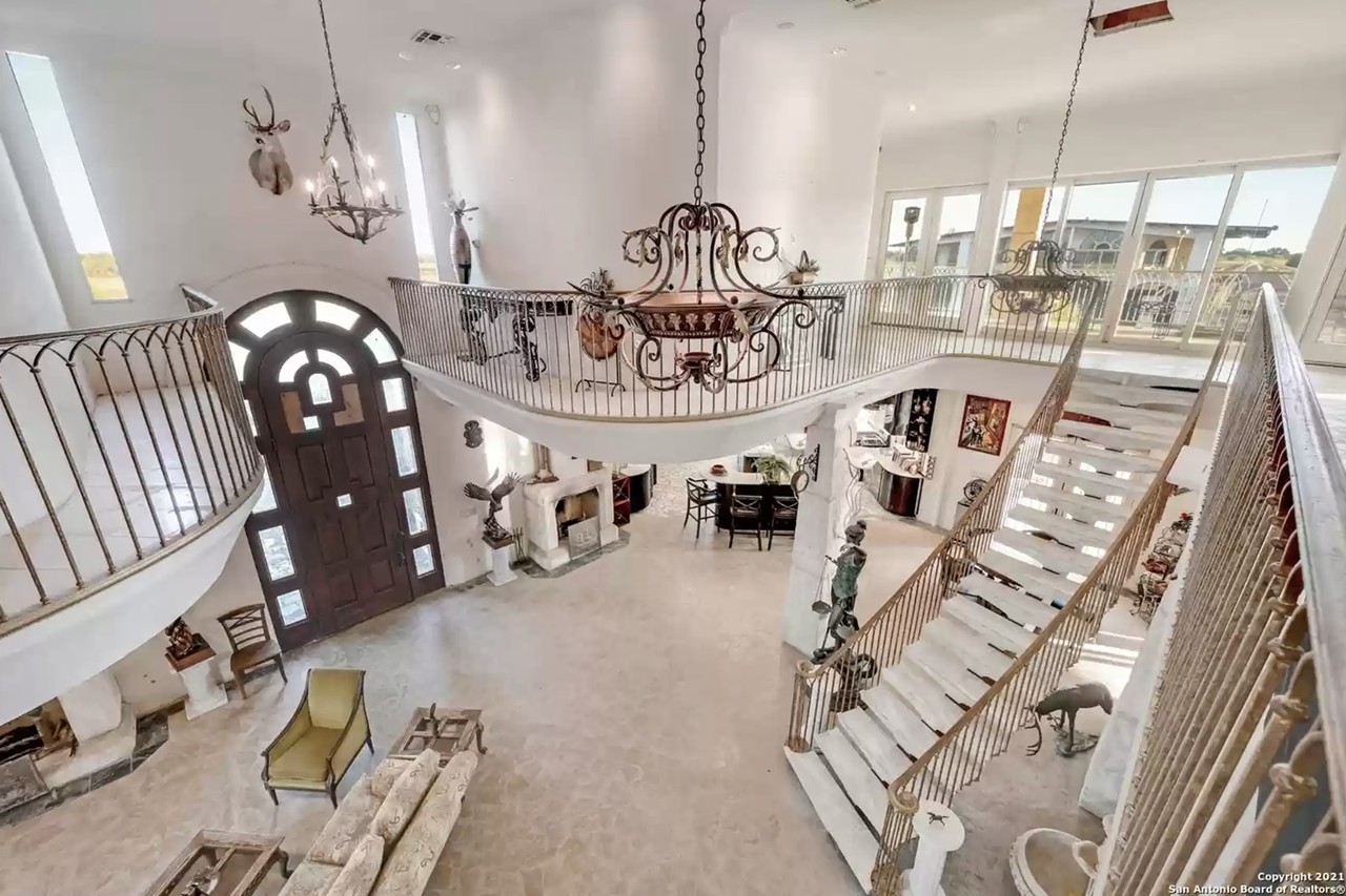 An architect who did preservation work on the Alamo is selling this eccentric Pleasanton mansion