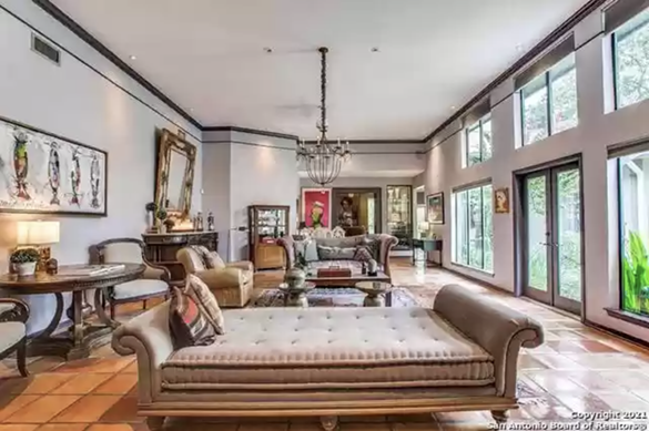 An eclectic San Antonio house designed by world-traveling artist Nina Louise Payne is for sale