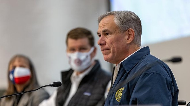Gov. Greg Abbott speaks at a press conference regarding Texas’ emergency response to an unprecedented winter storm gripping Texas on Feb. 13, 2021. Abbott himself might not have been paying close attention to electricity and water and gas a couple of weeks ago, but the people who are paid to pay attention report to him. Credit: