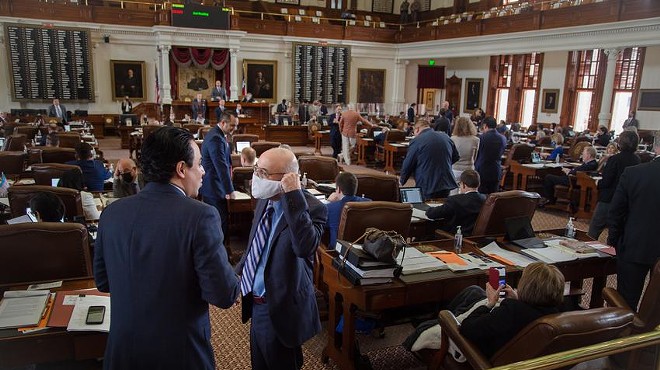State representatives on the House floor at the Texas Capitol. Credit: