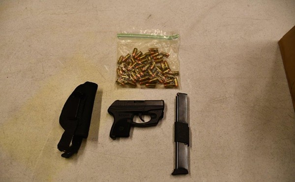 BCSO deputies seized guns and ammunition from the suspect's home during a search Tuesday.