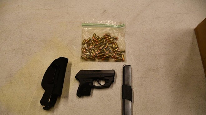 BCSO deputies seized guns and ammunition from the suspect's home during a search Tuesday.