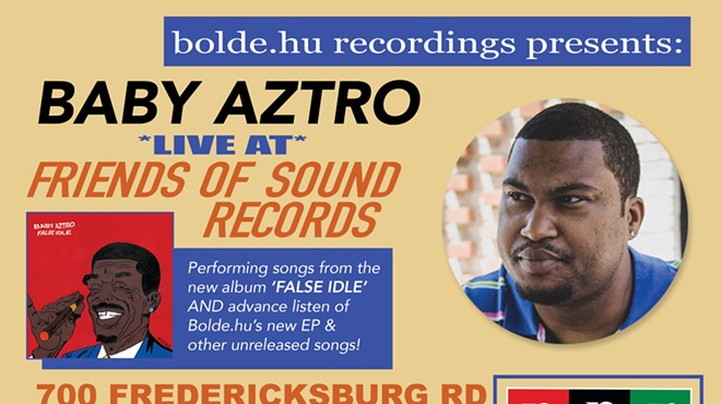 BABY AZTRO "LIVE" AT FRIENDS OF SOUNDS RECORDS