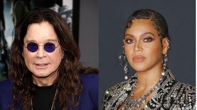 Ozzy is retiring from the road and Beyoncé is again passing over San Antonio.