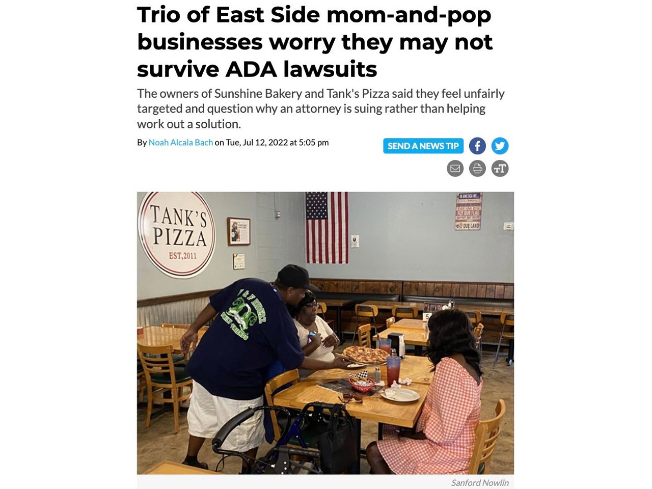 13. Trio of East Side mom-and-pop businesses worry they may not survive ADA lawsuits