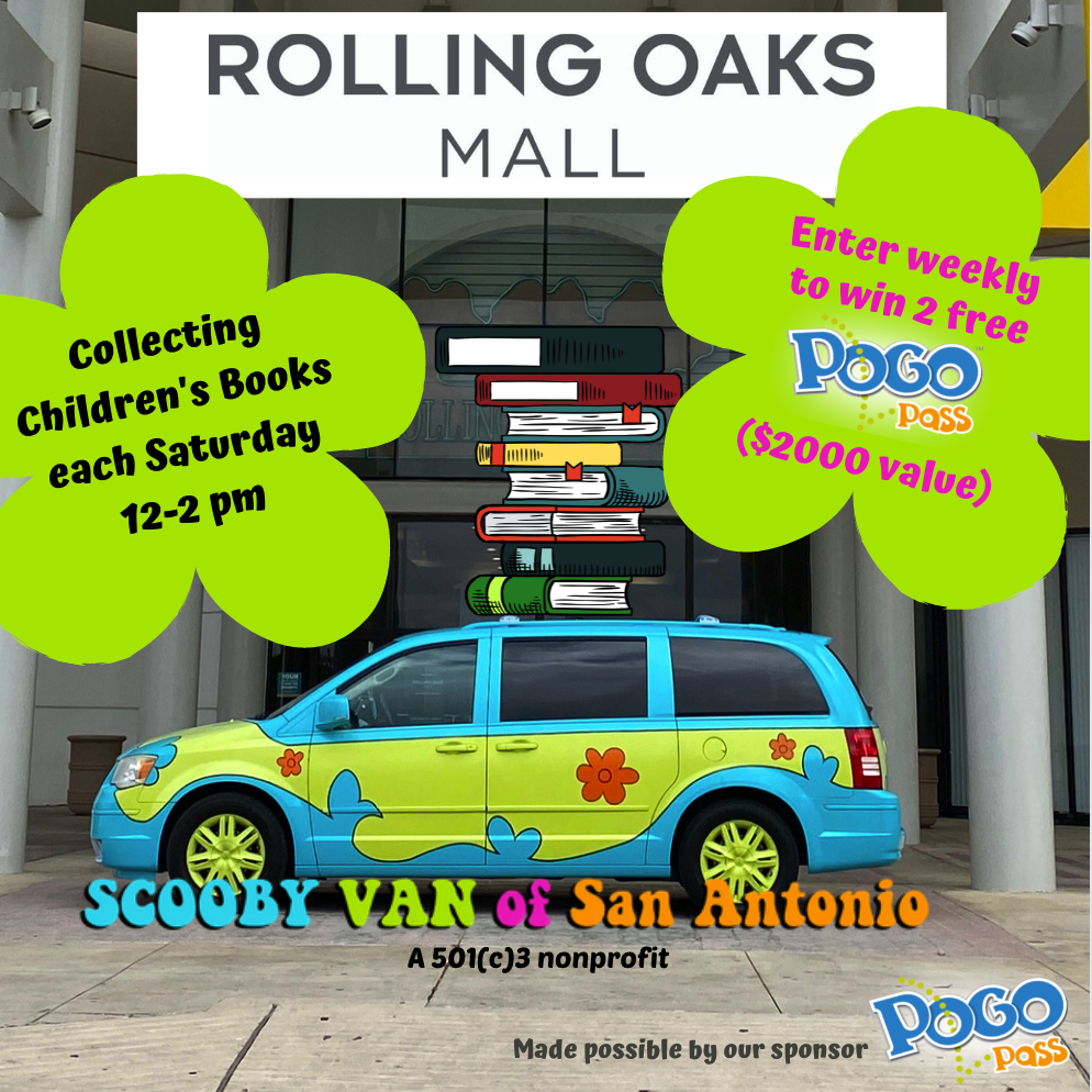 Donate Children's Books to the Scooby Van
