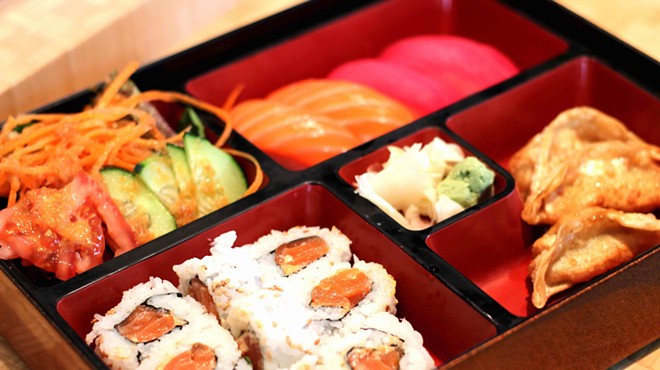 When looking for a lunch option stacked to the gills with fresh fish, Sushi Seven is where it's at.