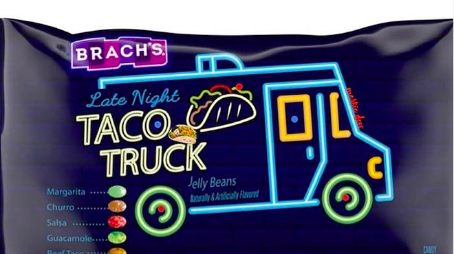 Candy company launches taco truck-inspired jelly beans and we're not sure we like this idea