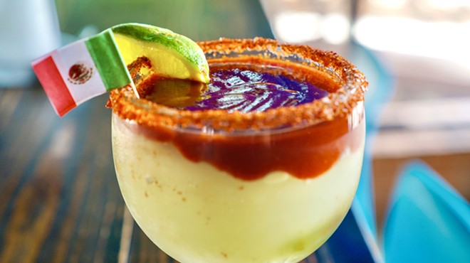 Costa Pacifica is offering its Mexican Bandera Margarita as a drink special.