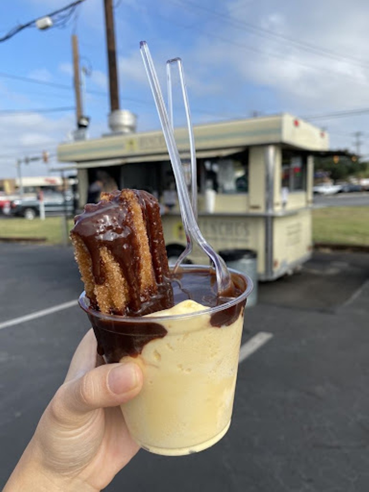 Honchos - The House of Churros
5800 Babcock Rd San Antonio, TX 78240, (210) 760-0377“Life is better with churros. This isn't a fact of life per se, it's the consensus for anyone who tries these delicious churro concoctions… They've managed to perfect the ideal consistency, crispiness, and texture of a delicious churro. They have a number of fillings, all of which are delicious. With options like condensed milk or nutella, there isn't a wrong choice.” - Elite Yelper Jando S