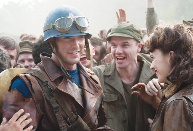 Chris Evans rallies his band of brothers in Captain America: The First Avenger. - Courtesy photo
