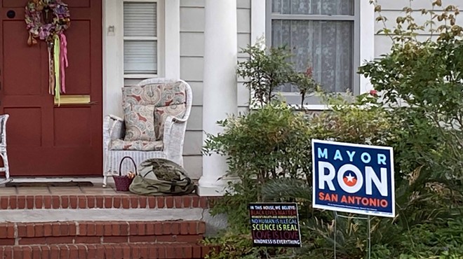 Front yards are sprouting the signs for local political candidates that appear in odd-numbered years.