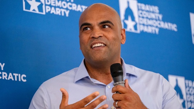 U.S. Rep. Colin Allred, D-Dallas, speaks during a coordinated campaign kickoff hosted by the Travis County Democratic Party in Austin on Sunday, July 21, 2024.