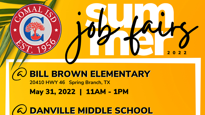 Comal ISD Job Fair at Bill Brown Elementary