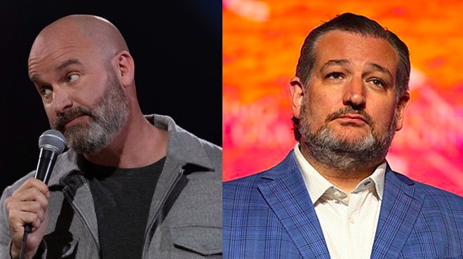 Good Neighbors: According to a new standup routine, Tom Segura (left) doesn't quite know what to make of his neighbor Ted Cruz.