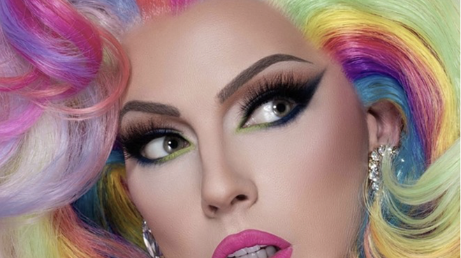 Drag Race superstar Alyssa Edwards performing at San Antonio's Rock Box