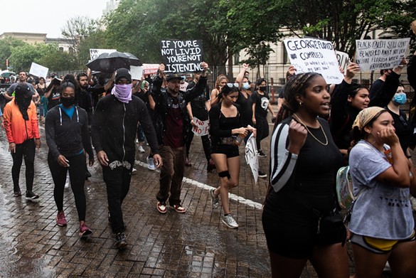 Everyone We Saw Who Marched Tuesday in San Antonio to Protest Police Brutality