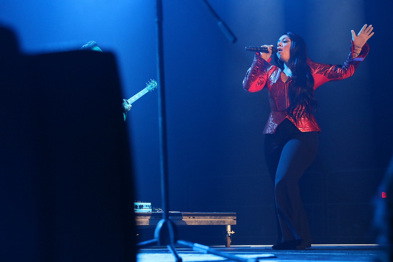 Everything we saw as Carla Morrison performed Saturday at San Antonio's Tech Port Center
