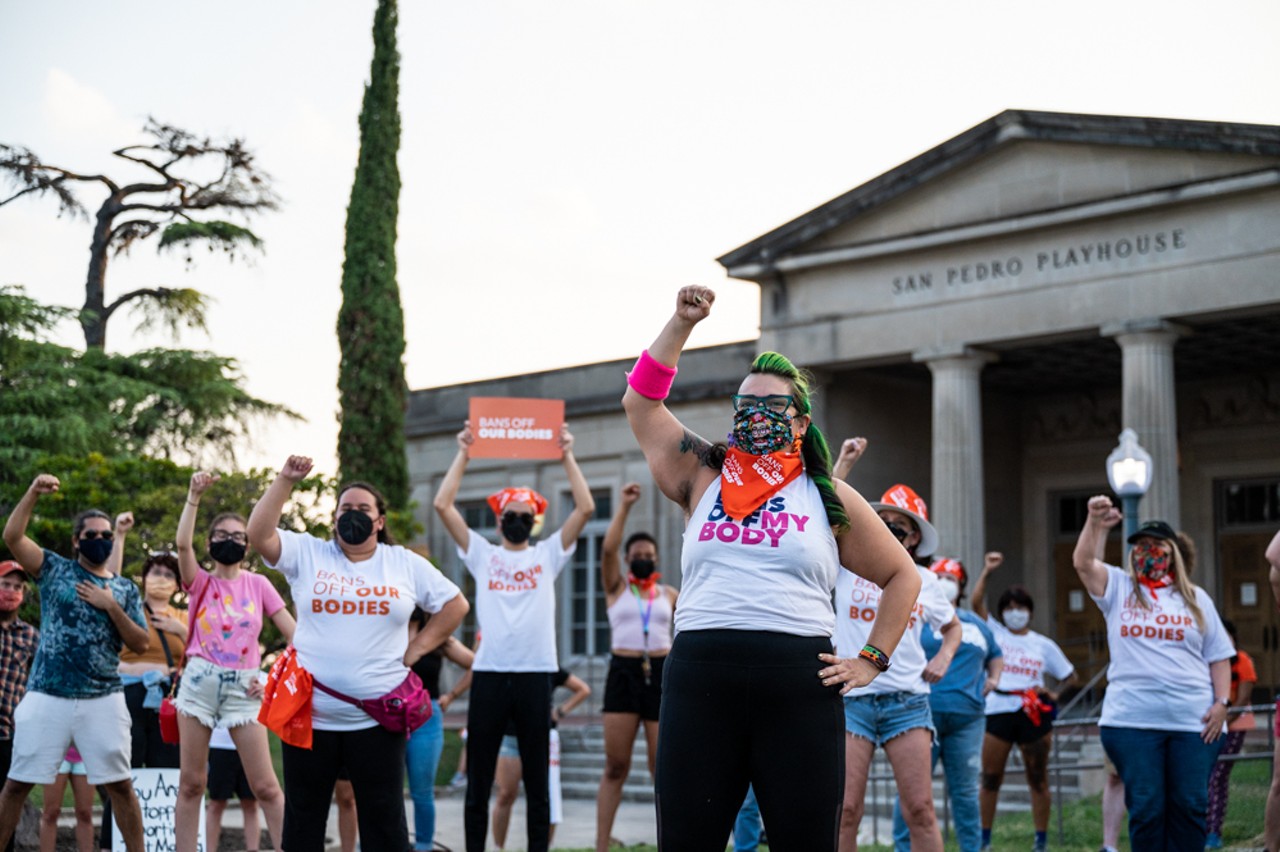 Everything we saw as San Antonio women protested Texas' six-week abortion ban