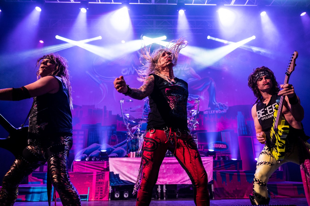 Everything we saw as Steel Panther brought its tongue-in-cheek hair metal to San Antonio