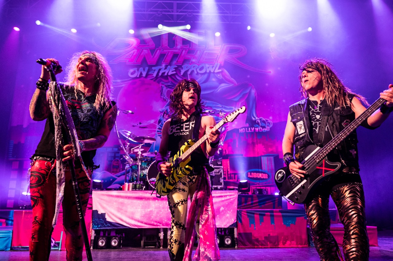 Everything we saw as Steel Panther brought its tongue-in-cheek hair metal to San Antonio