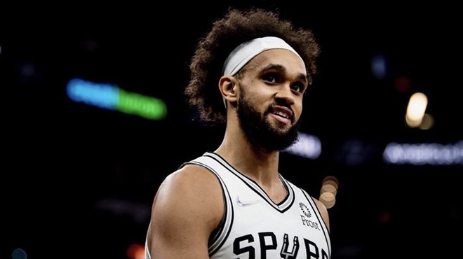 Derrick White was traded to Boston in 2022. Even so, he remains an Alamo City fan favorite.